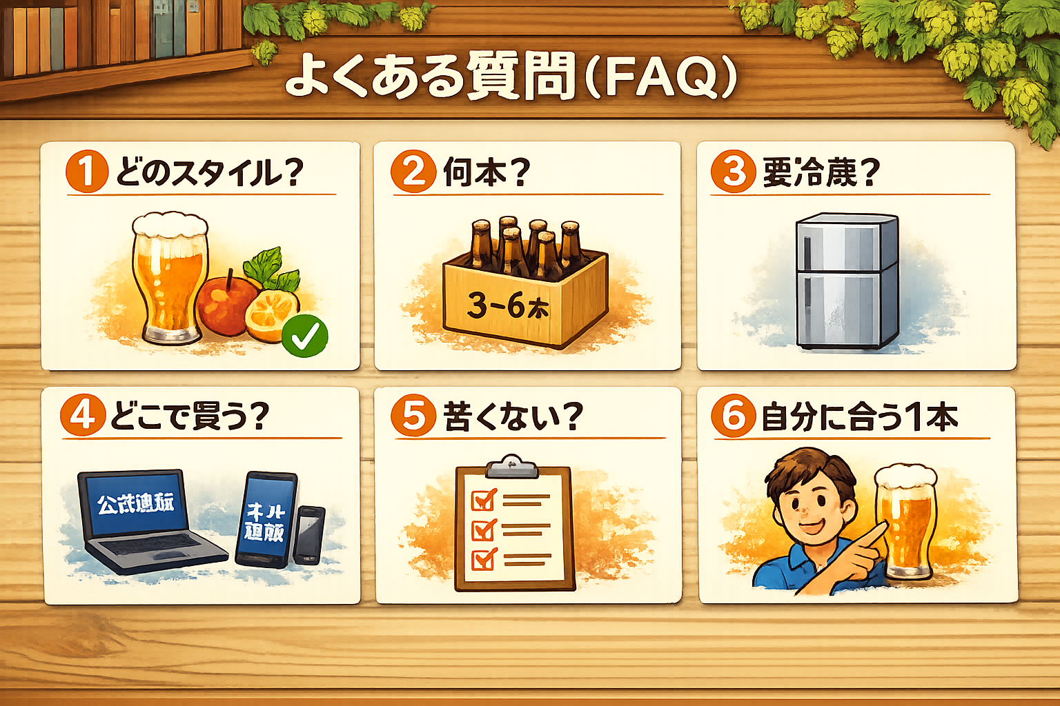 クラフトビール通販に関するよくある質問（FAQ）